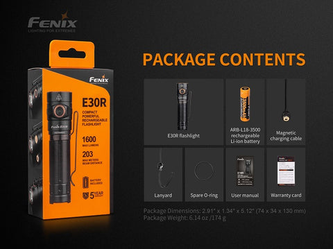E30R Rechargeable Flashlight