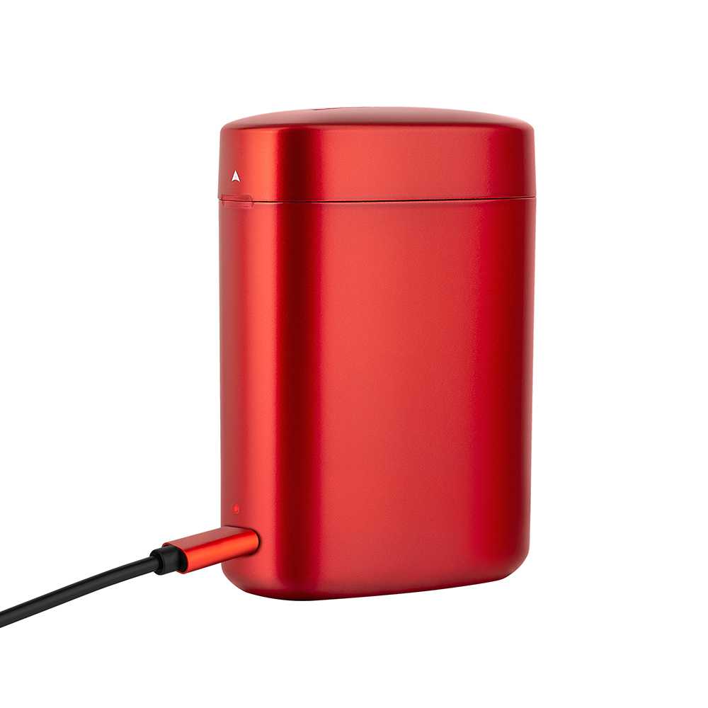 Olight Baton 3 Rechargeable EDC Flashlight With Charging Case | Premium Edition Red