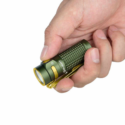 Olight Baton 4 EDC Flashlight 1300 Lumens With Charging Case | OD Green | Premium Edition