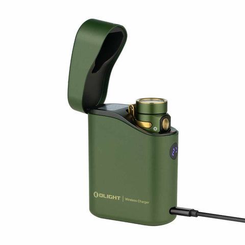 Olight Baton 4 EDC Flashlight 1300 Lumens With Charging Case | OD Green | Premium Edition