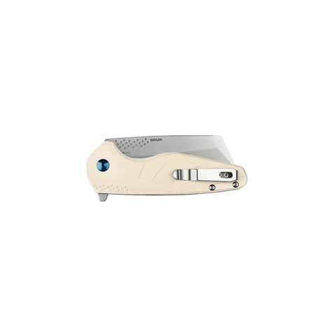 Oknife Gaur Beige Folding Knife | 1000 Lumens