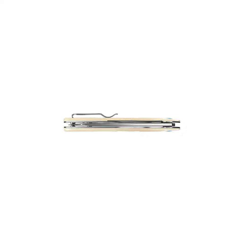 Oknife Gaur Beige Folding Knife | 1000 Lumens