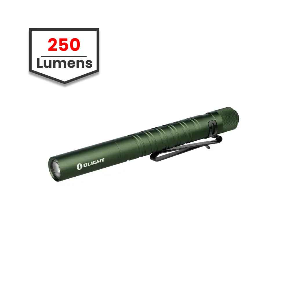 Olight I3T PLUS Slim Pocket Light - Green | 1000lumens.ca