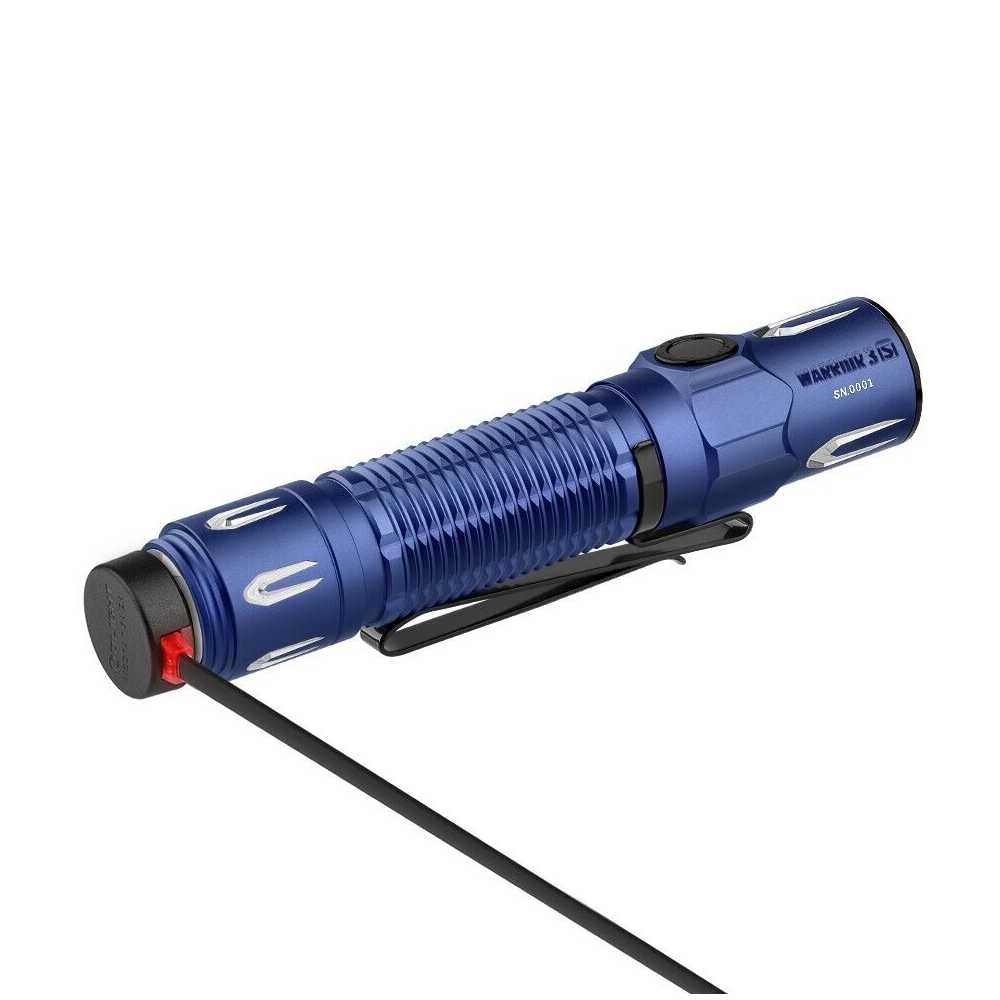 Olight Warrior 3S High Beam Tactical Flashlight | Regal Blue
