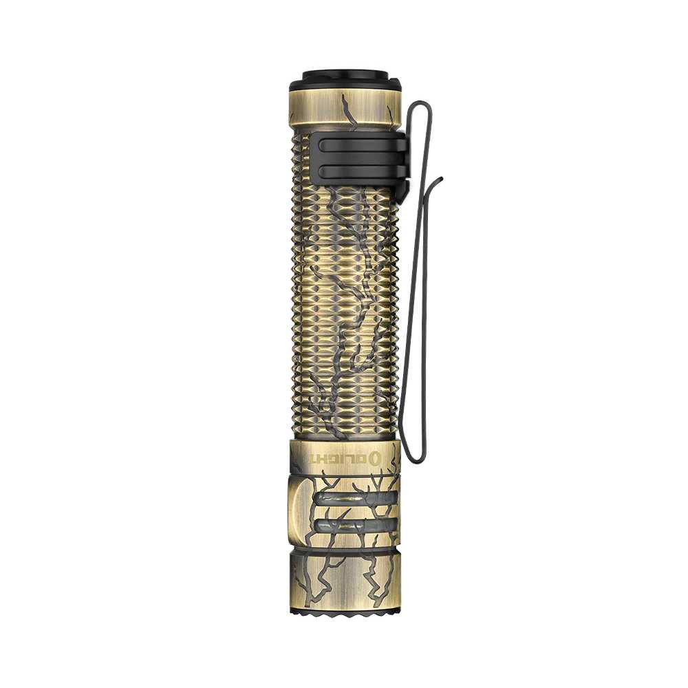 Olight Warrior Mini 3 Compact EDC Flashlight | Cracked Brass | Limited Edition