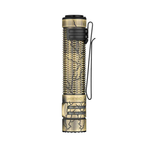 Olight Warrior Mini 3 Compact EDC Flashlight | Cracked Brass | Limited Edition