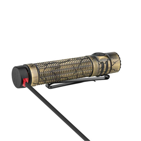 Olight Warrior Mini 3 Compact EDC Flashlight | Cracked Brass | Limited Edition