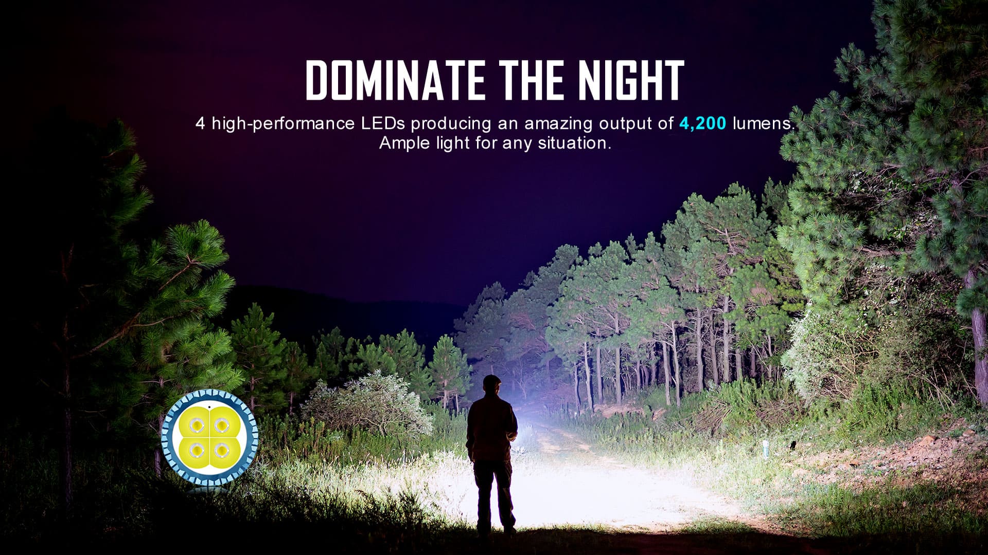 Olight Seeker 3 PRO Rechargeable Flashlight