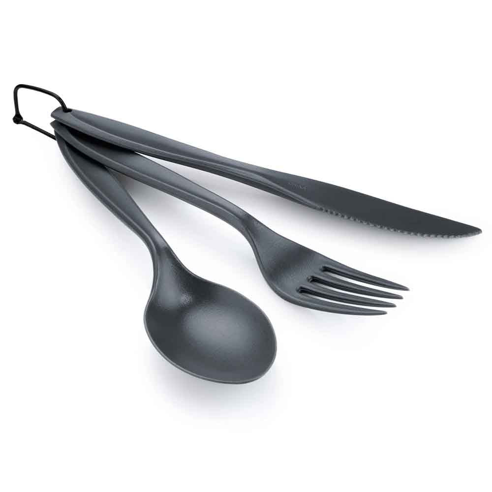 GSI Outdoors - 3 Pc. Ring Cutlery Set (Grey)