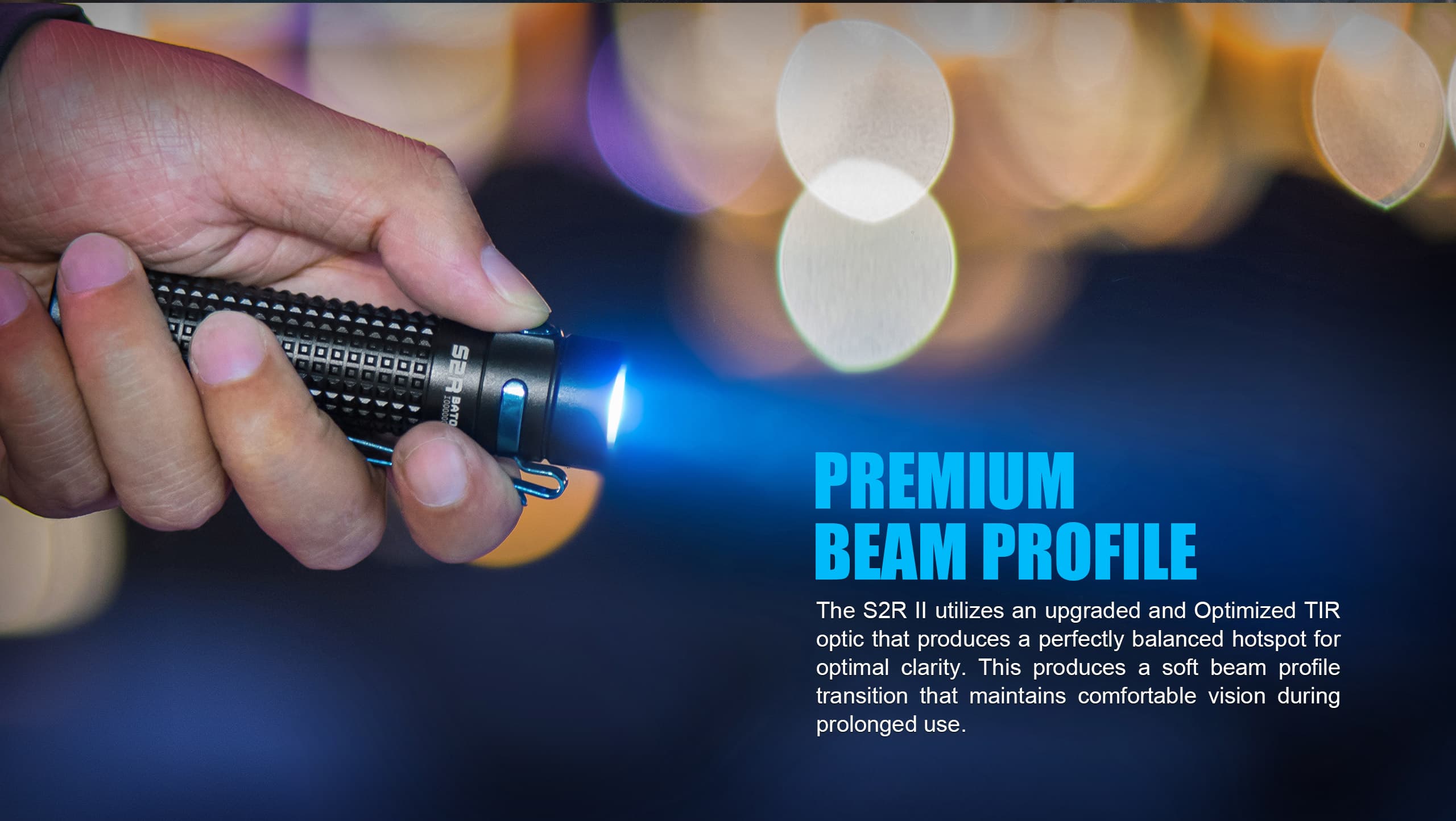 Olight S2R Baton II Rechargeable Flashlight