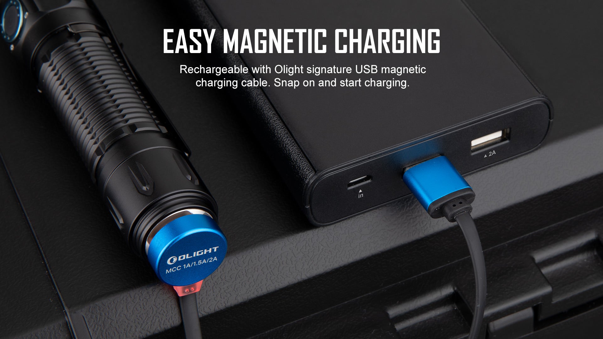Olight Warrior 3S Rechargeable Tactical Flashlight | 1000Lumens.ca
