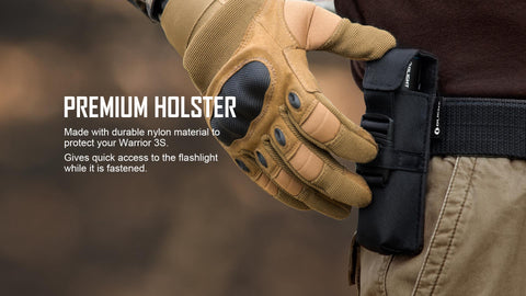 Olight Warrior 3S Rechargeable Tactical Flashlight | 1000Lumens.ca