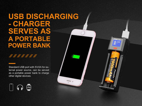 Fenix ARE D1 Charger | Smart Battery Charger | 1000Lumens