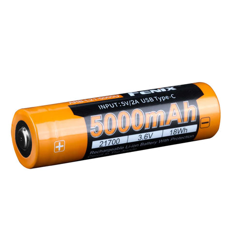 Fenix ARB L21 5000U Battery | 5000U Rechargeable Battery | 1000Lumens