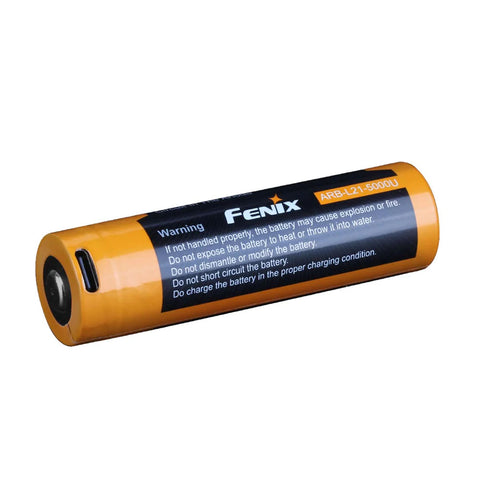 Fenix ARB L21 5000U Battery | 5000U Rechargeable Battery | 1000Lumens
