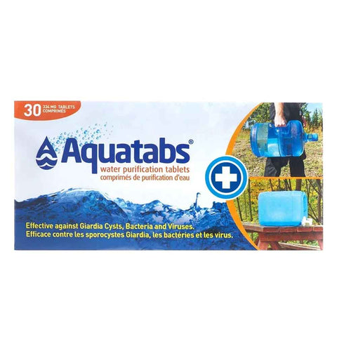 Aquatabs Water Purification Tablets 334 mg (20-25L of Water)