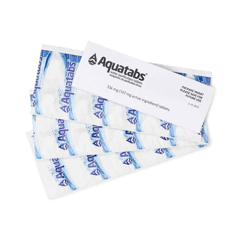 Aquatabs Water Purification Tablets 334 mg (20-25L of Water)