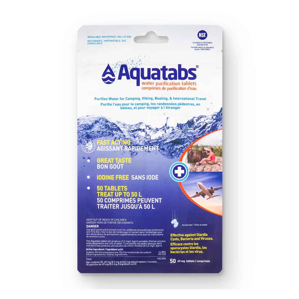 Aquatabs Water Purification Tablets 49 mg