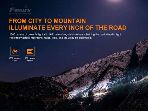Fenix Bicycle Headlight | Rechargeable Bicycle Headlight | 1000Lumens