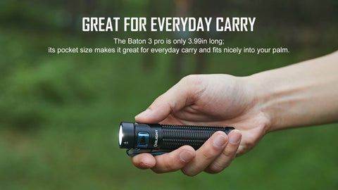 Olight Baton 3 Pro Rechargeable Flashlight 