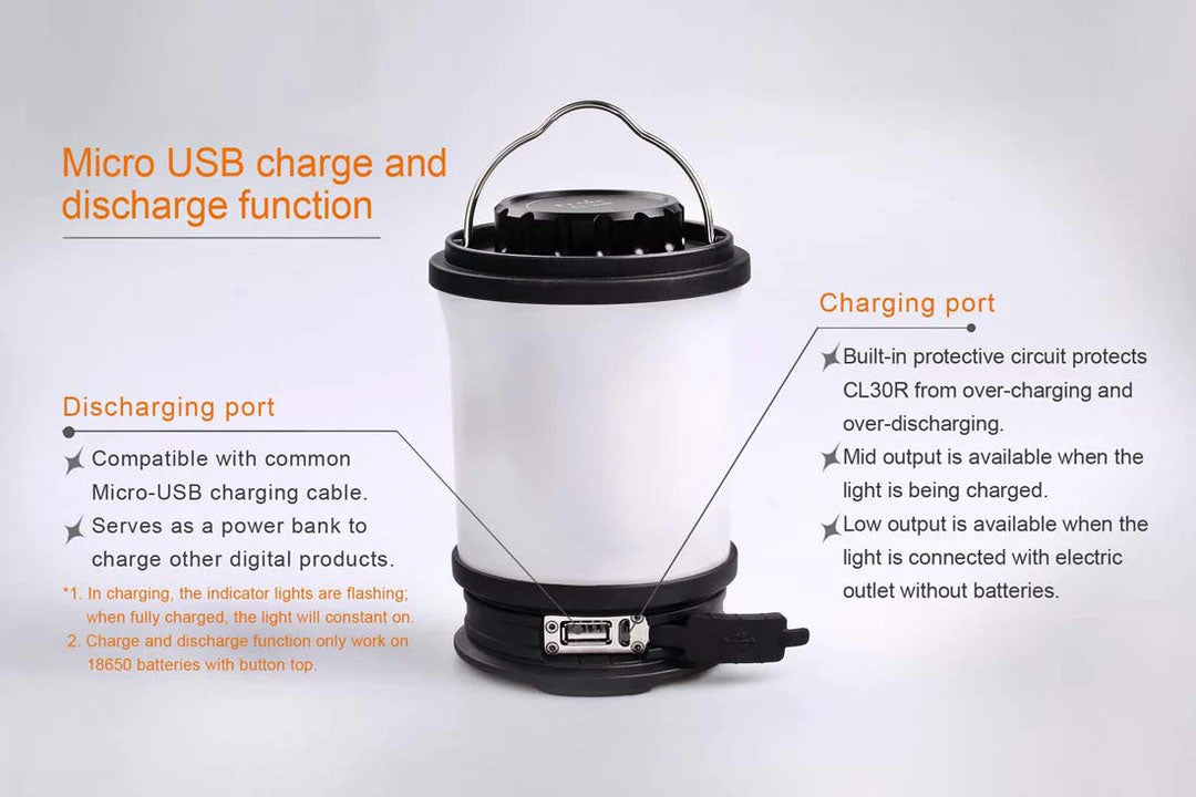 Fenix CL30R Camping Lantern | CL30R Camping Lantern | 1000Lumens