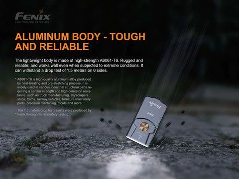 E03R Keychain Flashlight