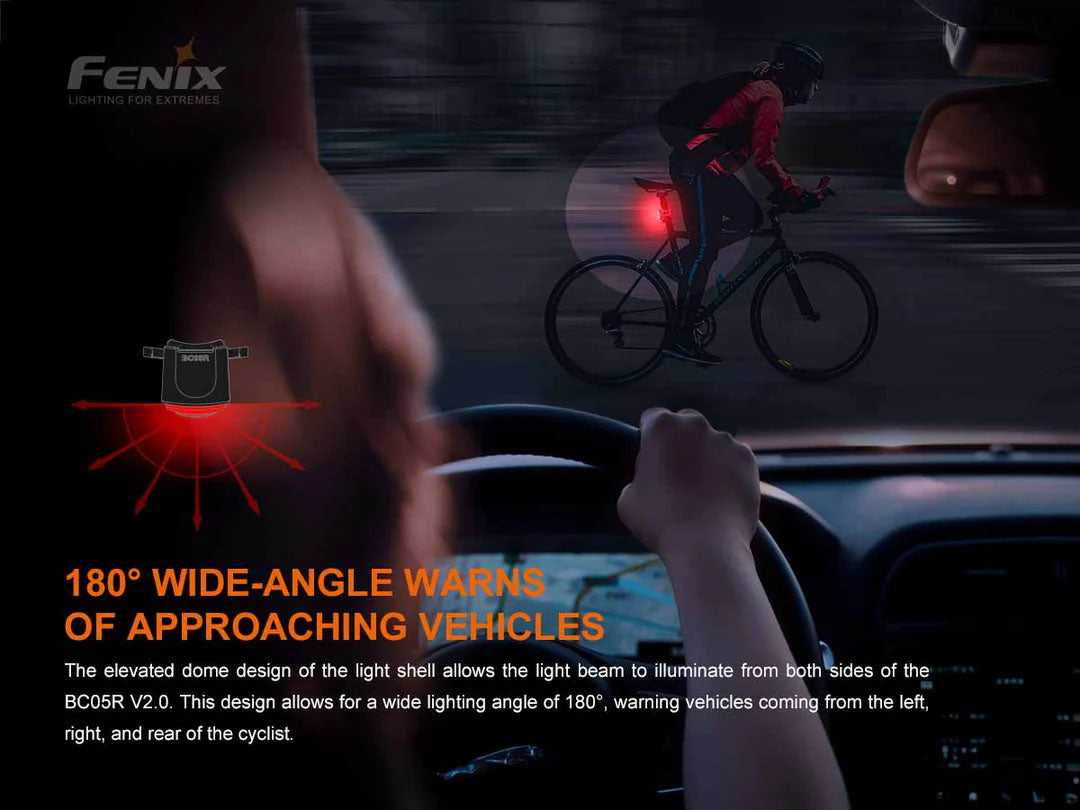 Fenix BC05R Bicycle Taillight | Fenix Bicycle Taillight | 1000Lumens