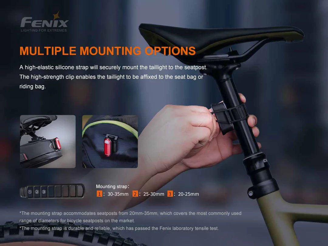 Fenix BC05R Bicycle Taillight | Fenix Bicycle Taillight | 1000Lumens