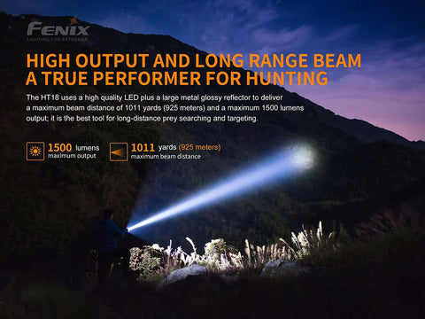 Fenix HT18 Long-Distance Flashlight