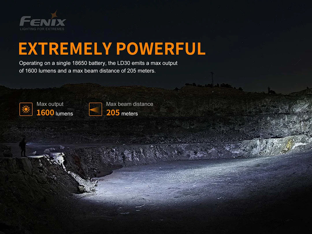 Fenix LD30 Ultra-Compact Outdoor Flashlight With High Output