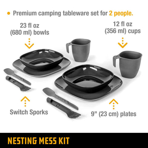 UCO Gear - Nesting 2-Person Meal Kit With Mesh Bag