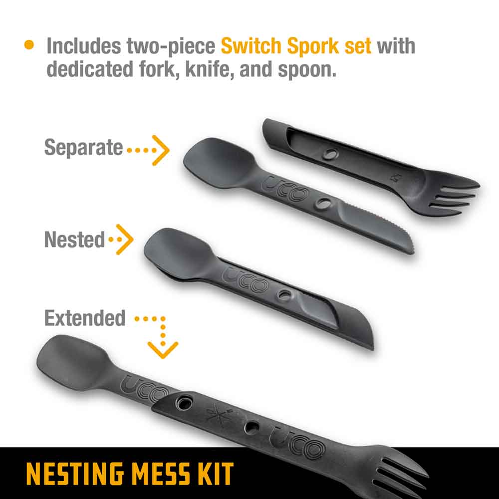 UCO Gear - Nesting 2-Person Meal Kit With Mesh Bag