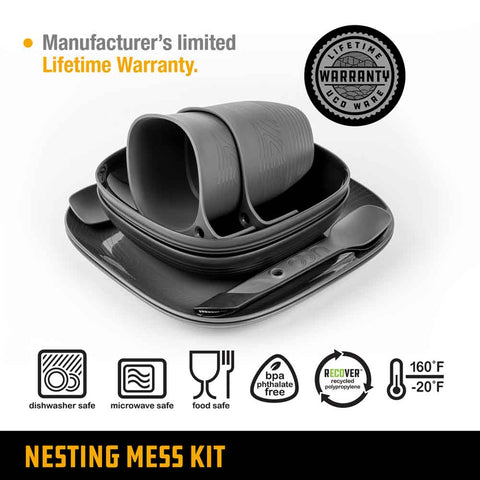 UCO Gear - Nesting 2-Person Meal Kit With Mesh Bag