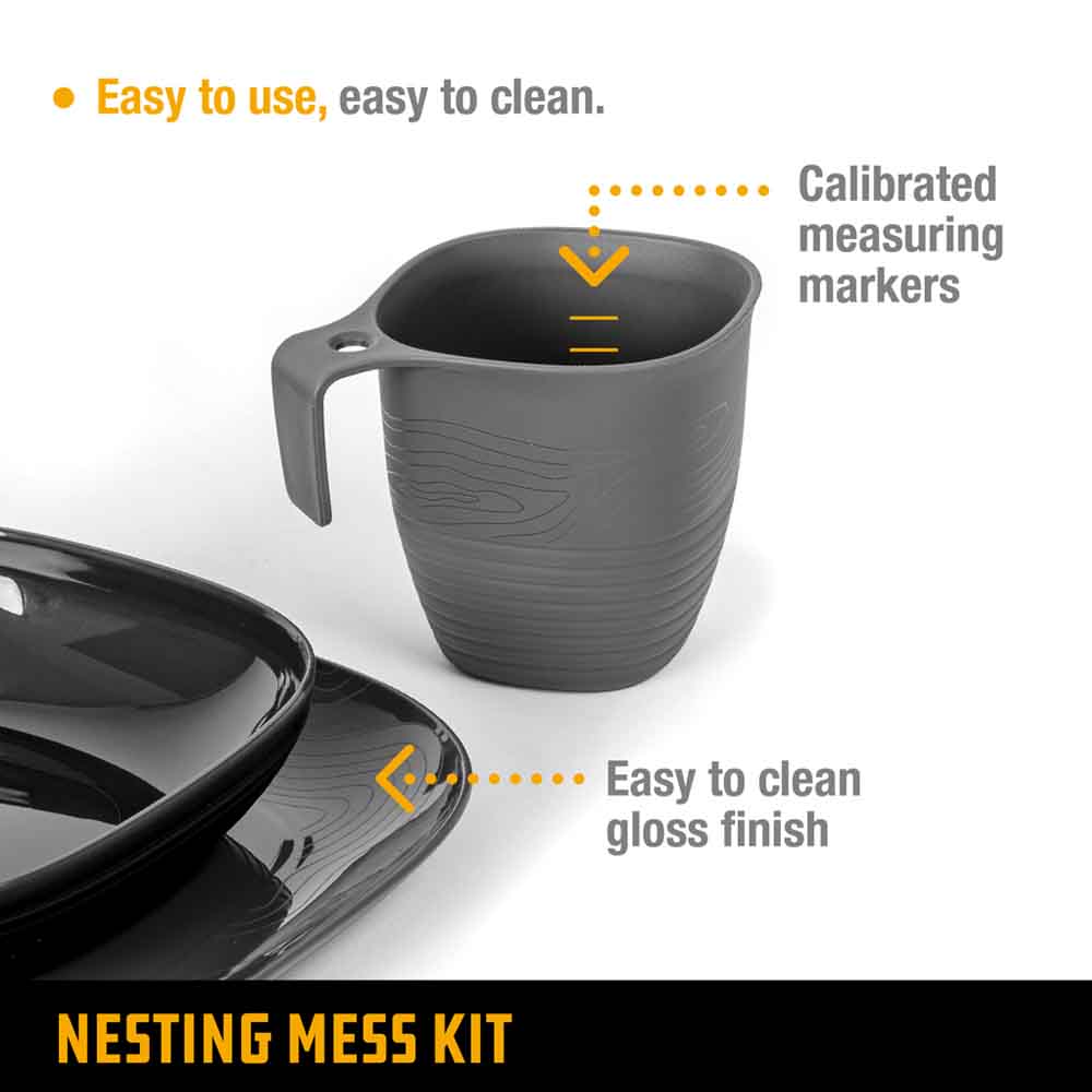 UCO Gear - Nesting 2-Person Meal Kit With Mesh Bag