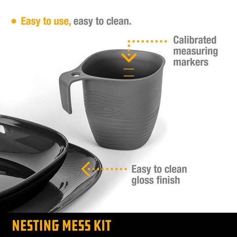 UCO Gear - Nesting 2-Person Meal Kit With Mesh Bag