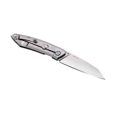 P831-SF Compact Folding Knife, Stainless Steel Handle, Safety Lock