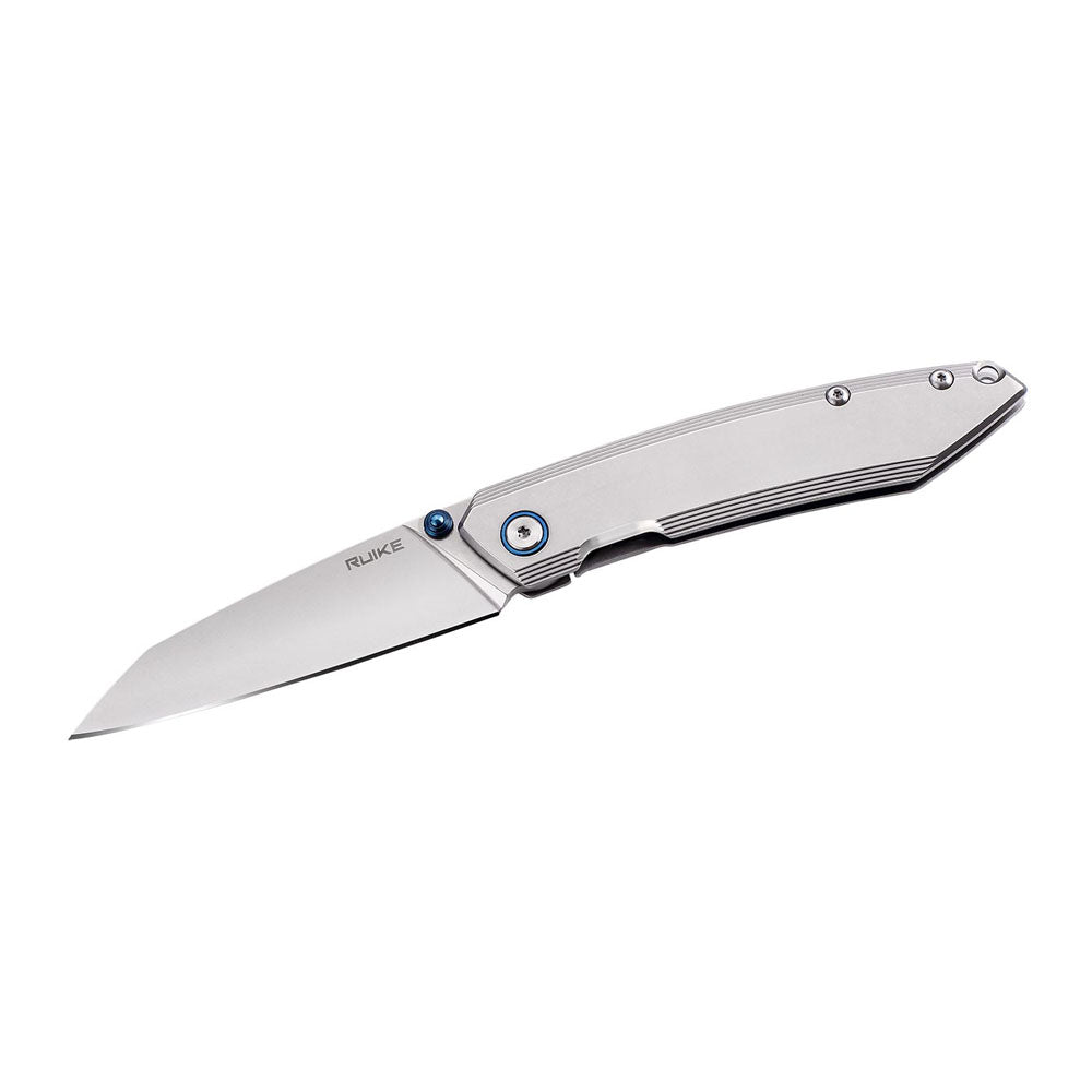 P831-SF Compact Folding Knife, Stainless Steel Handle, Safety Lock