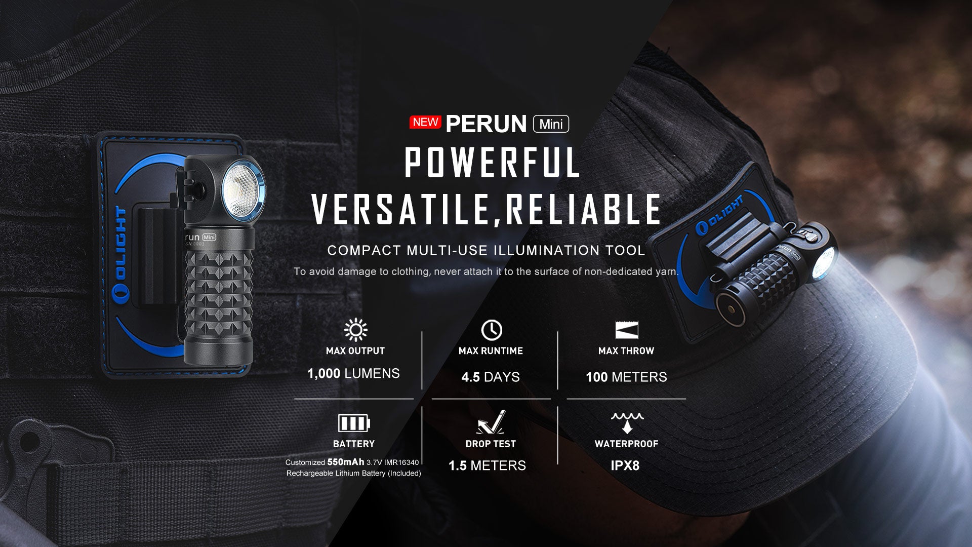 Olight Perun Mini Headlamp Kit