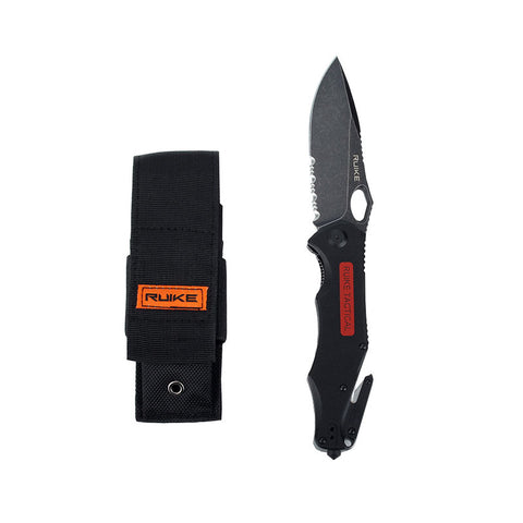 Ruike M195 Folding Tactical Knife With Sheath