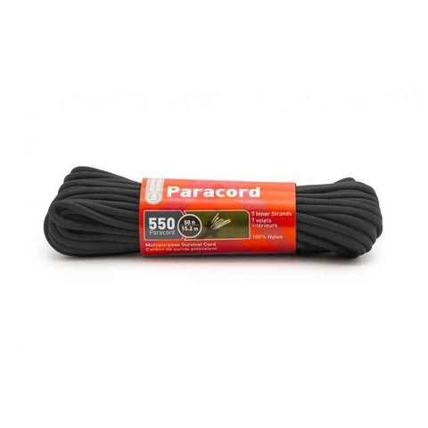 SOL - 550 Paracord, 50 ft. (Black)