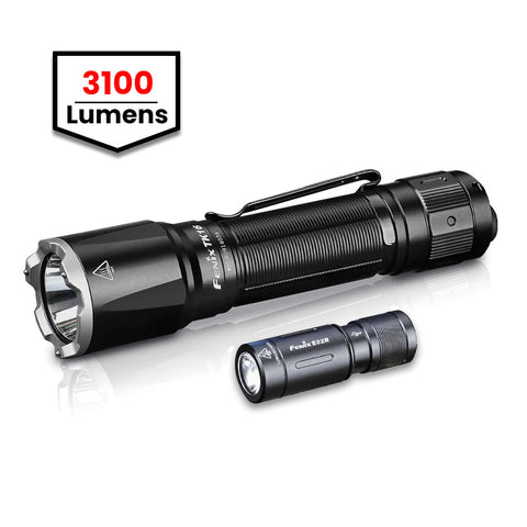 Fenix TK16 V2.0 Tactical Flashlight + E02R Flashlight Set