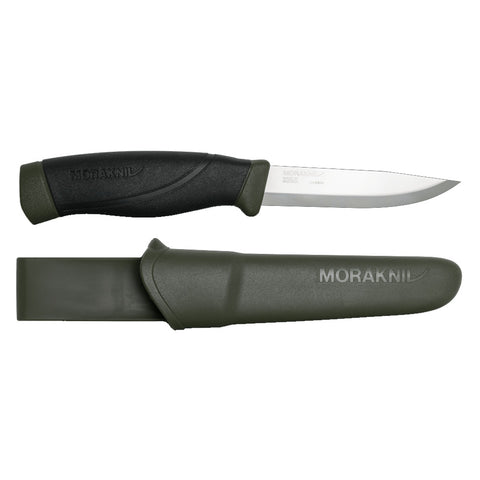 Morakniv Companion Heavy Duty Fixed Blade Knife | Green | 1000Lumens