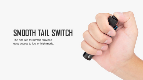 Olight i5R EOS Rechargeable EDC Flashlight | Black | 1000Lumens.ca