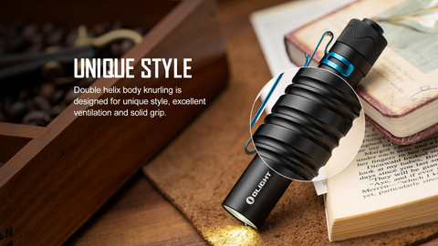 Olight i5R EOS Rechargeable EDC Flashlight | Black | 1000Lumens.ca