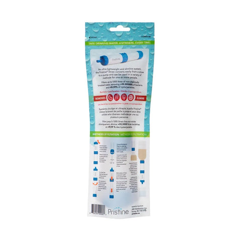 Pristine Water Filtration Straw