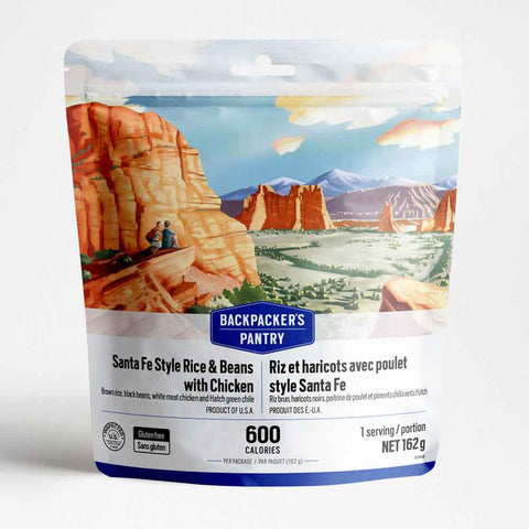Backpacker's Pantry -Santa Fe Style Rice & Beans with Chicken | 1000lumens.ca